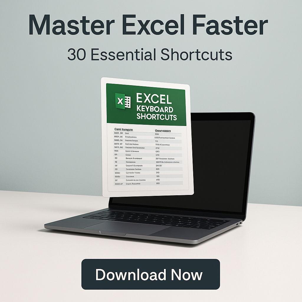 Excel Keyboard Shortcuts