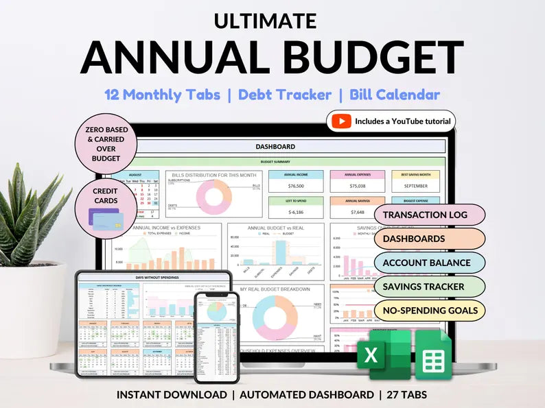 Ultimate Annual Budget 2.0